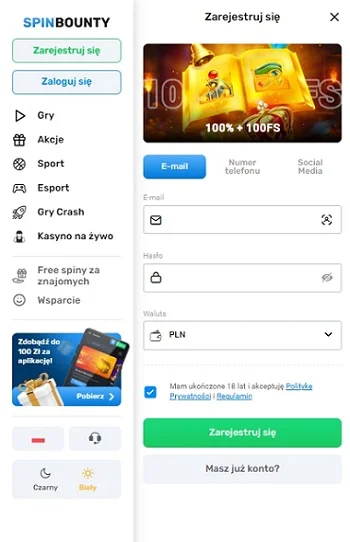 spinbounty-casino-rejestracja